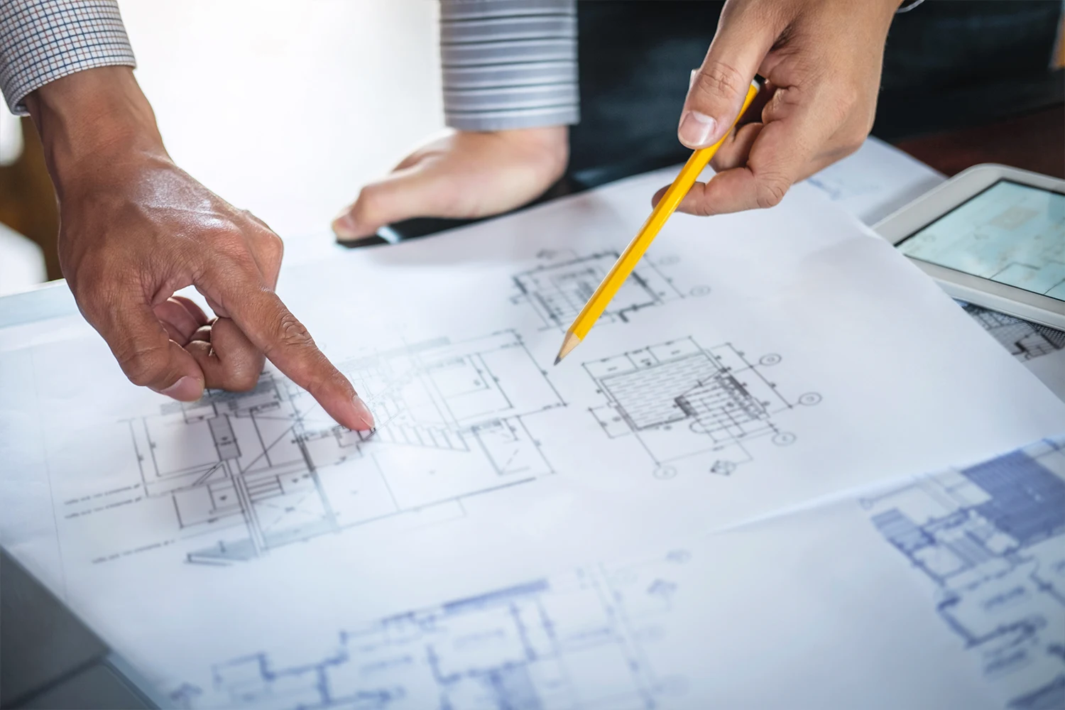 Craft 1776 project management team coordinating every phase of residential construction in Houston, ensuring quality, efficiency, and on-time delivery.