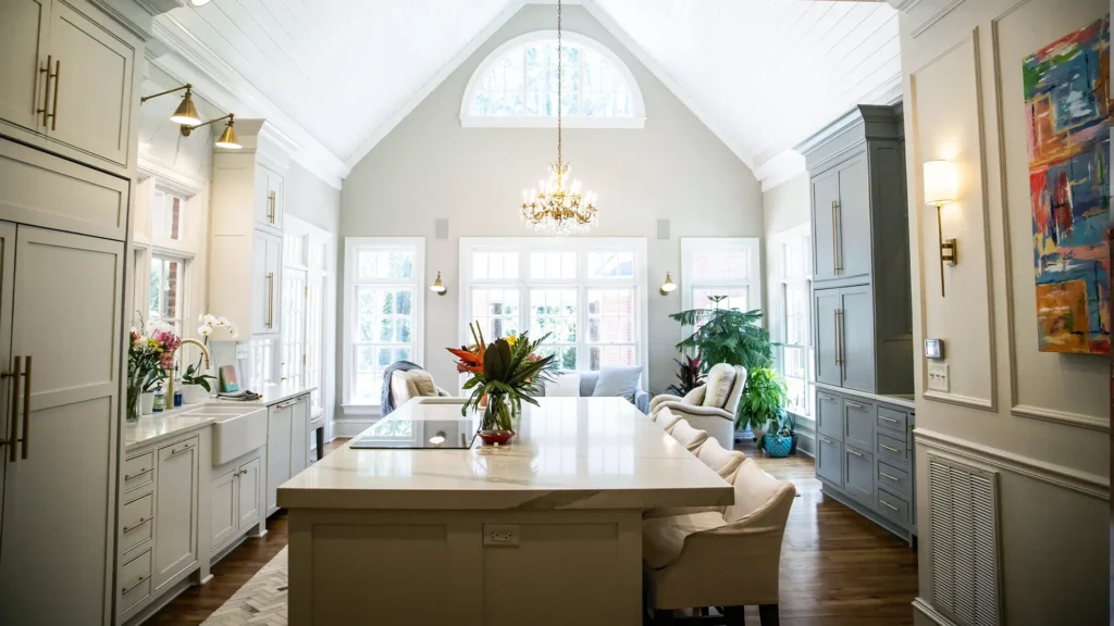 Craft 1776 highlights the pros of open concept homes, showcasing modern layouts, spacious interiors, and functional living spaces in Houston homes.