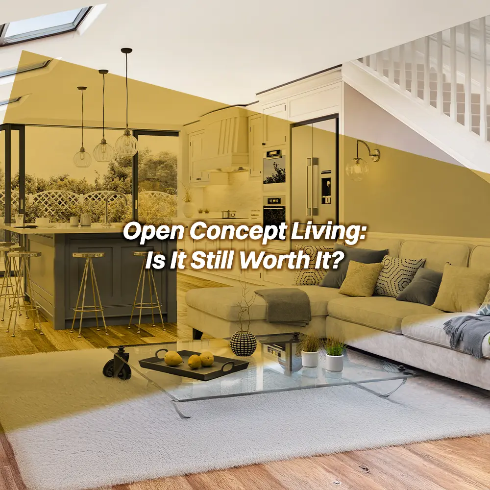 A look at whether open concept living is still worth it today, exploring benefits, drawbacks, and modern home design trends.